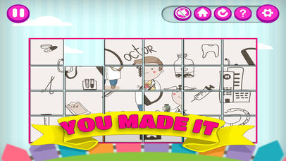 Slide Puzzles Learn Professions for Kids screenshot 4