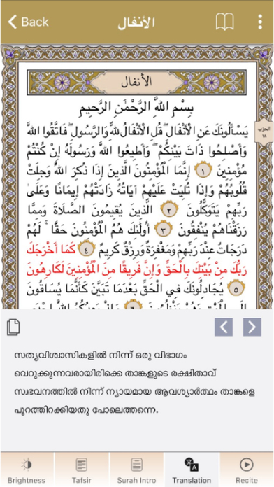 Quran onweb screenshot 4
