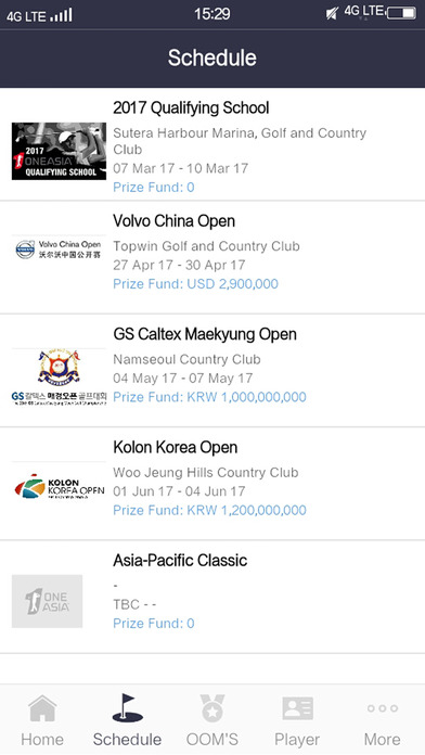 OneAsia Golf screenshot 3