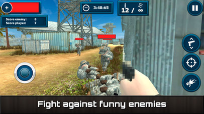 Mini Army Military Forces Shooter screenshot 2