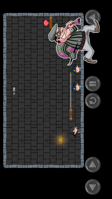 Stealing the diamond in cops and robbers game screenshot 2