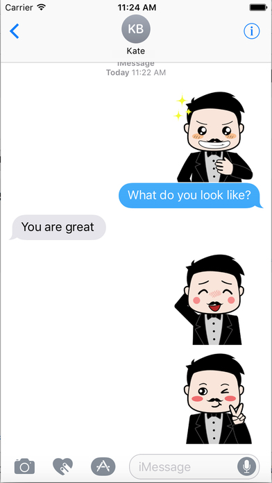 Black Agent - Black Emoji for Chatting screenshot 4