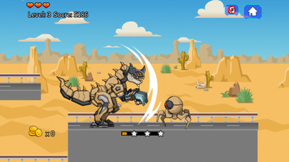 Desert T-Rex Robot Dino Army screenshot 2