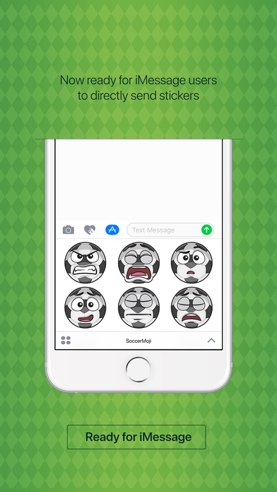 SoccerMoji - soccer football emoji & stickers app screenshot 3