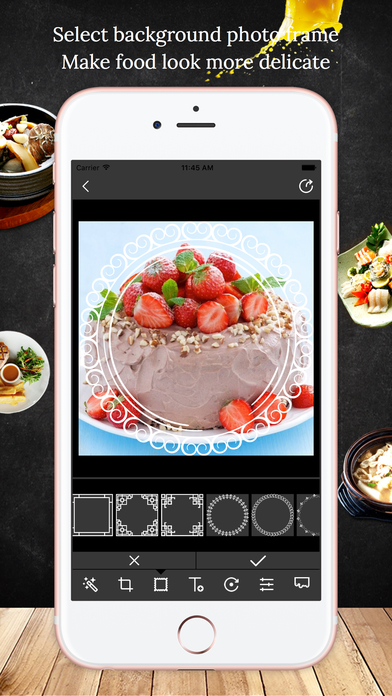Food Beauty Camera - Edit Pictures for Diets screenshot 2