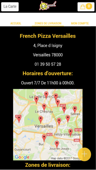 French Pizza Versailles screenshot 4