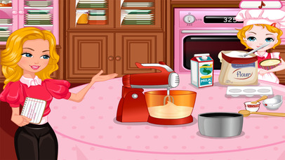 لعبة طبخ كعكة عيد ميلاد مع ماما الحبيبة screenshot 2