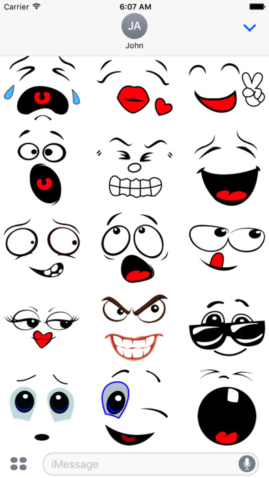 Smiley Face Stickers screenshot 2