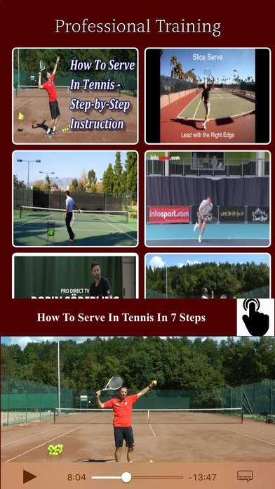 Tennis Coaching - Training Academy for PRO screenshot 3