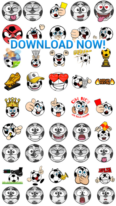 soccerMoji -  Soccer Stickers and Emoji Collection screenshot 4