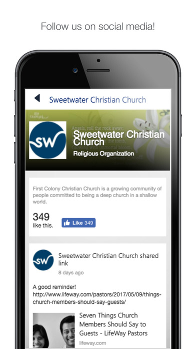 Sweetwater Christian Church screenshot 2