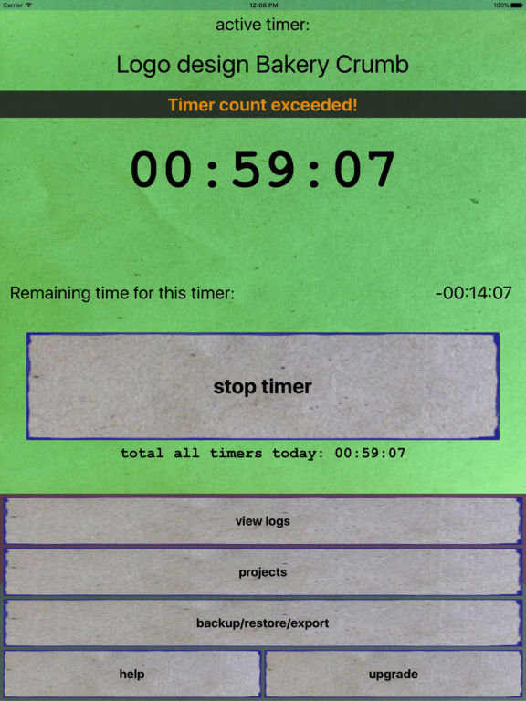 App Shopper Project Time Log (Utilities)