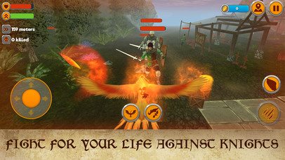 Phoenix Fire Bird Survival Simulator 3D screenshot 2