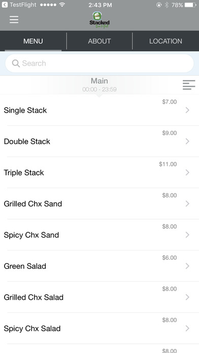 Stacked Bar & Grill screenshot 2