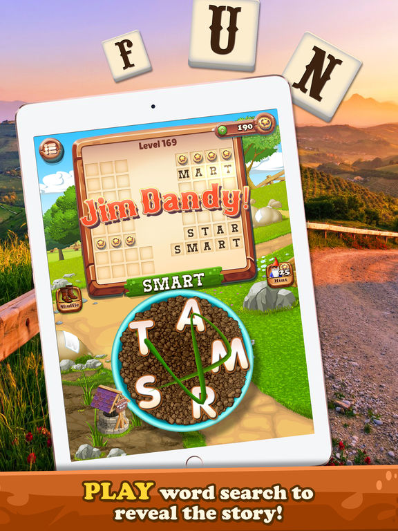 Word Ranch - Be A Word Search Puzzle Hero (No Ads) на iPad