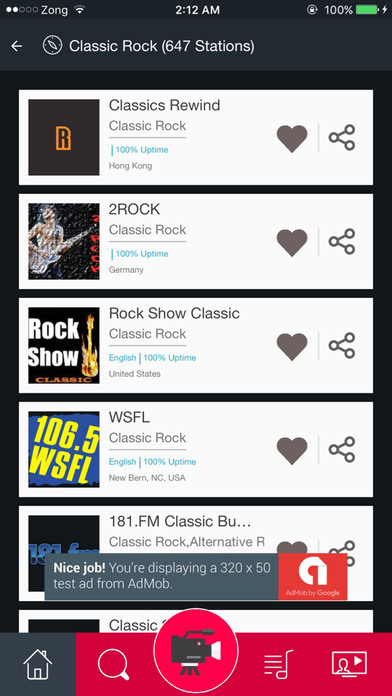 Classic Rock Music FM Radio screenshot 2