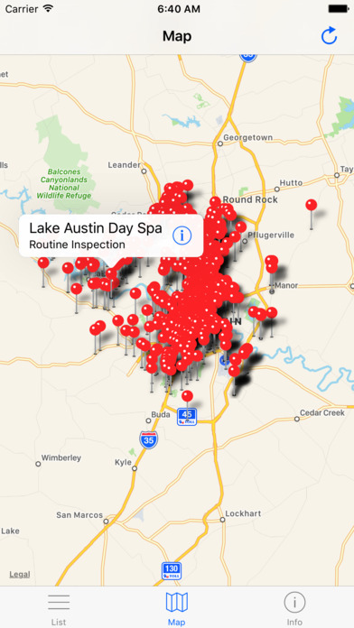 Austin Food Inspections - Texas Restaurant Scores screenshot 2