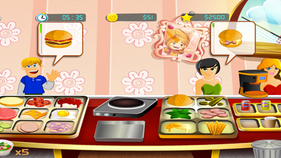 Burger Cooking Fever: Food Court Chef Game screenshot 3