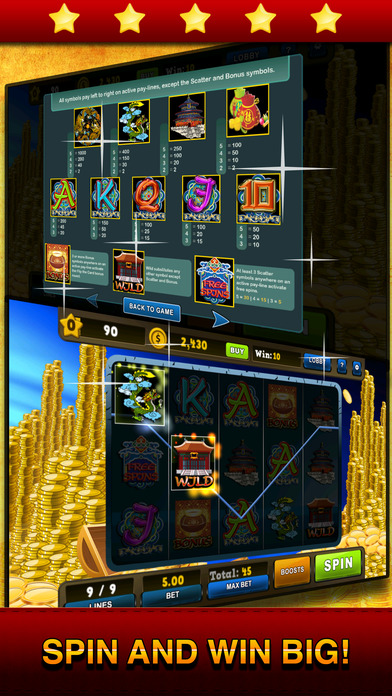 Oriental Dragon Slots screenshot 2