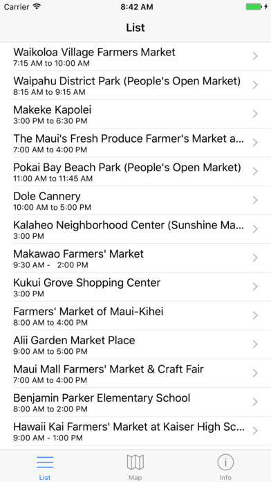 Hawaii Farmer's Markets - Organic Food For The Fam screenshot 4