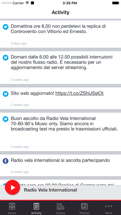 Radio Vela International screenshot 2