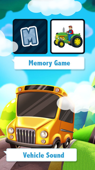 Vehicle Sound and Memory Puzzle For Kids screenshot 4