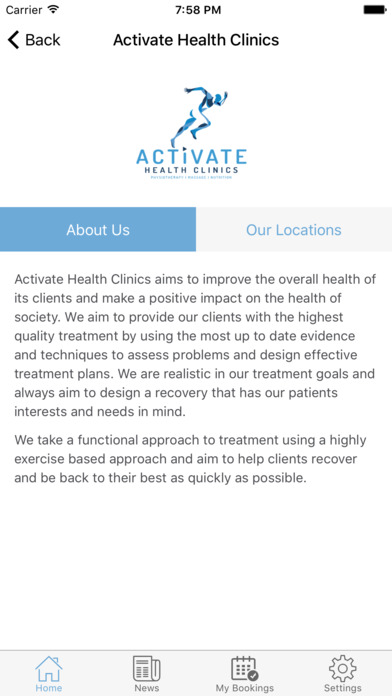 Activate Health Clinics screenshot 2