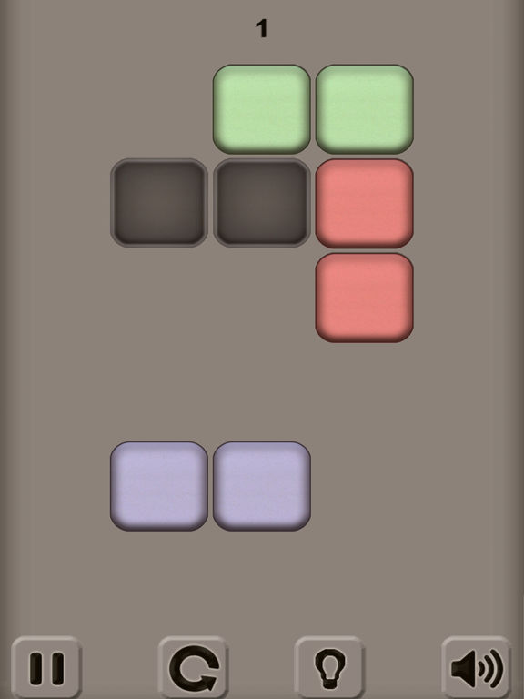 Пазл с цветными блоками / Colored Blocks Puzzle для iPad