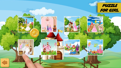 Fairytale princess - Education puzzle for girls screenshot 4