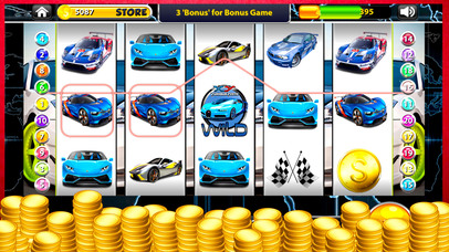 Furious Car Rally Slots Fun screenshot 4