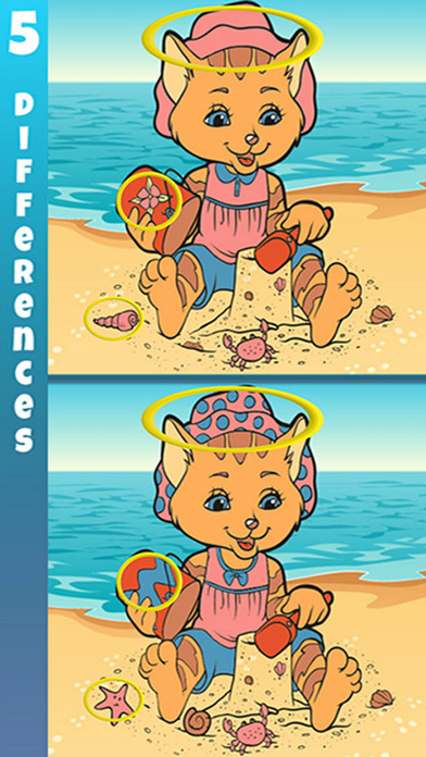 Spot the differences game and coloring pages 2 Pro screenshot 2