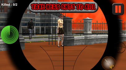 Sniper Shooting Zombies - Mountain Adventure Pro screenshot 2