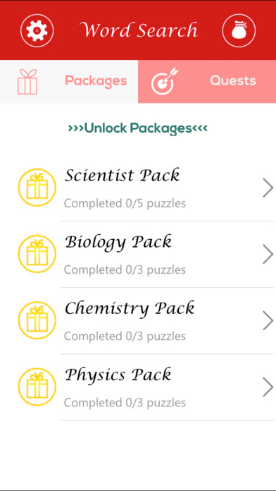 The Science Words Search Games screenshot 4