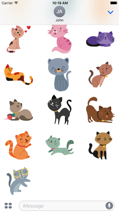 Cool Cats Sticker screenshot 4