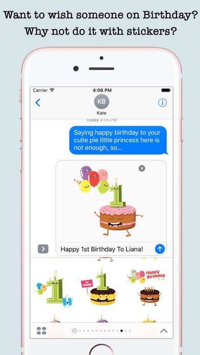 Birthday Wishes Cakes & Candles Emojis screenshot 2