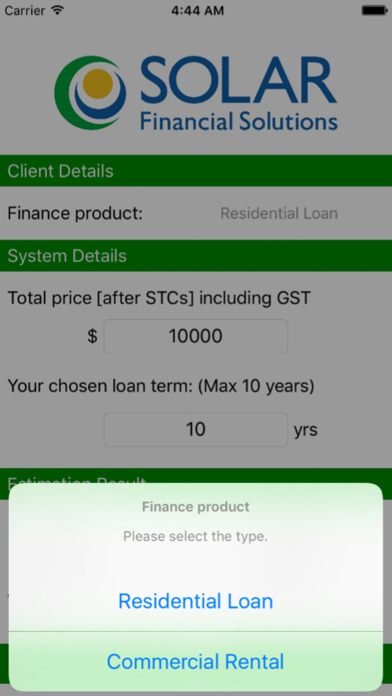 SolarFinancialCalc screenshot 4