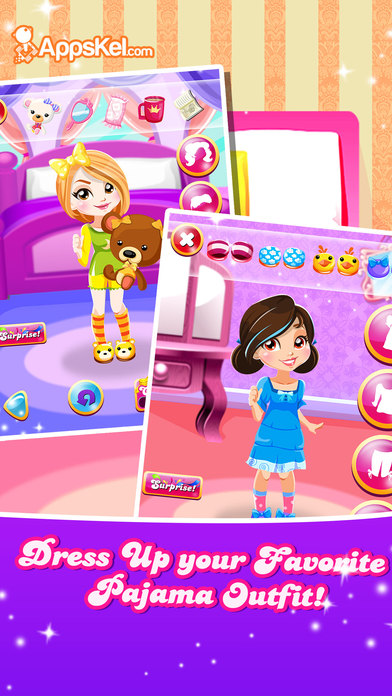 Princess Pajama Makeover Dress-Up screenshot 2