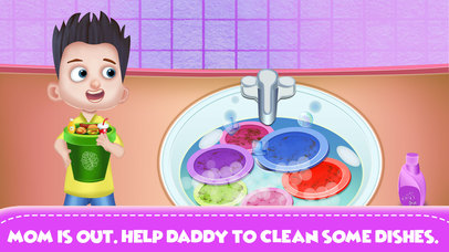 Daddy's Baby Helper - A Housekeeping Game screenshot 3