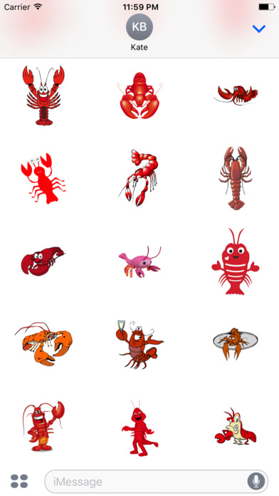 Lobster Stickers screenshot 2