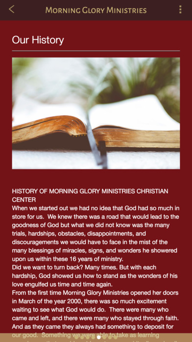 Morning Glory Ministries screenshot 4