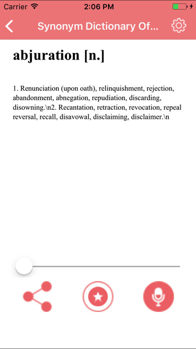 Synonym Dictionary Definitions Terms screenshot 3