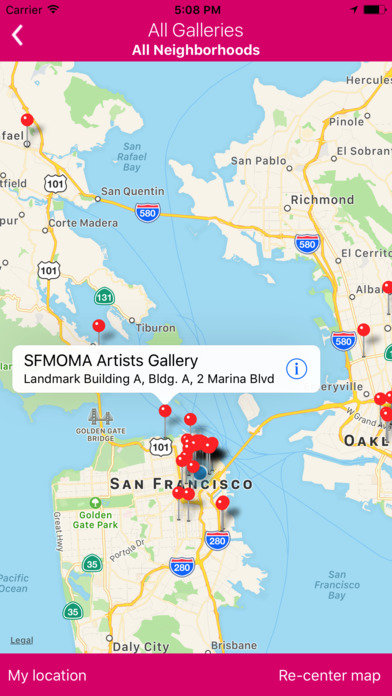 San Francisco Bay Galleries screenshot 4