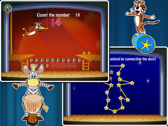Circus Math School-Toddler kids  learning games