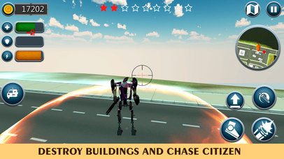 Bike Transforming Robot Pursuit screenshot 3