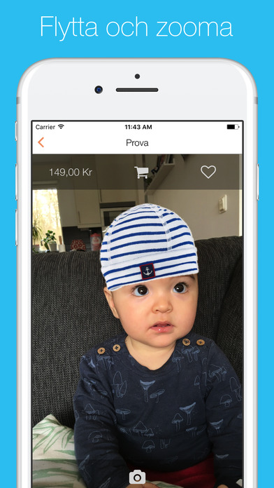 TryOnBaby - Hitta och prova kläder till din bebis screenshot 3