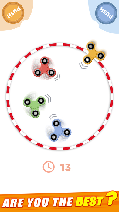 Hand spinner: 4 players game screenshot 4