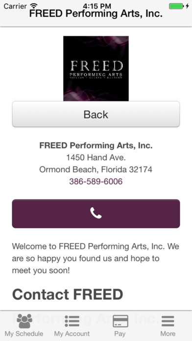 FREED Performing Arts, Inc. screenshot 3