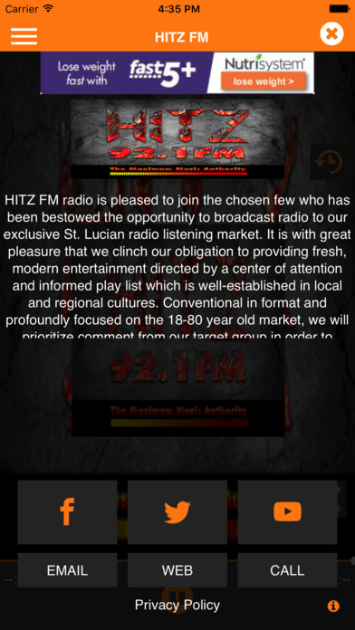 HITZFM-St.Lucia screenshot 3