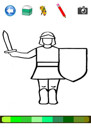 Coloring Book - Drawing Knight of Pen screenshot 2