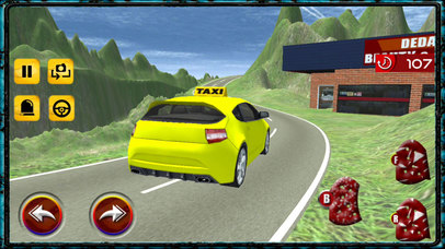 Mountain Taxi Car Offroad Hill Driving Game - Pro screenshot 3